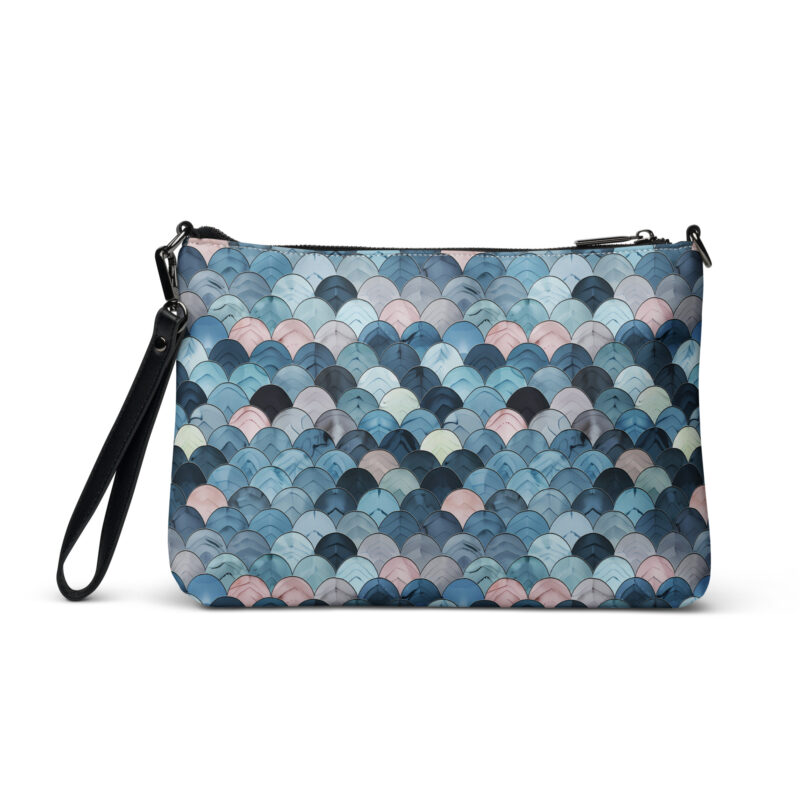 Oceanic Scales Crossbody Bag - Back View