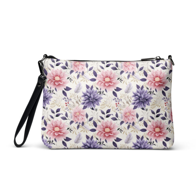Floral Bliss Crossbody Bag - Back View
