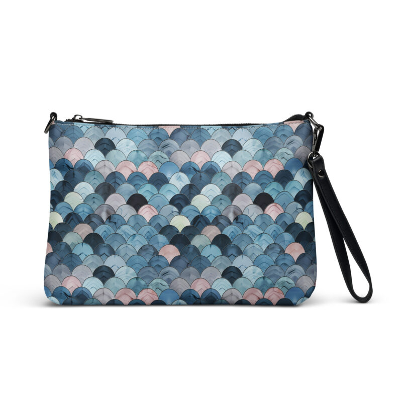 Oceanic Scales Crossbody Bag - Front View