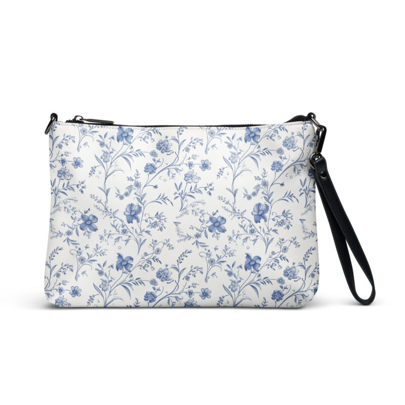 French Floral Charm – Crossbody Bag - FRONT View