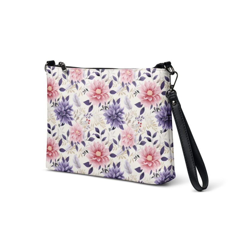 crossbody bag women. A bag with a cute floral design.