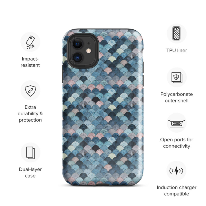 iphone-11. Cute phone cases for iPhone with ocean pattern and features.