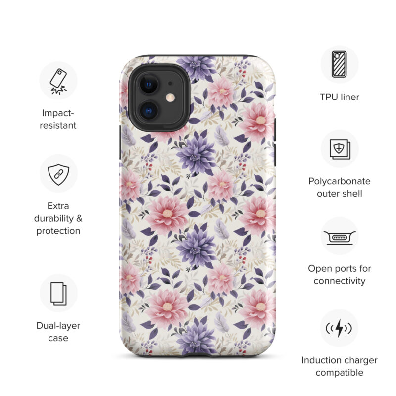 iphone-11. iPhone cases. Cute phone cases with floral design and features.