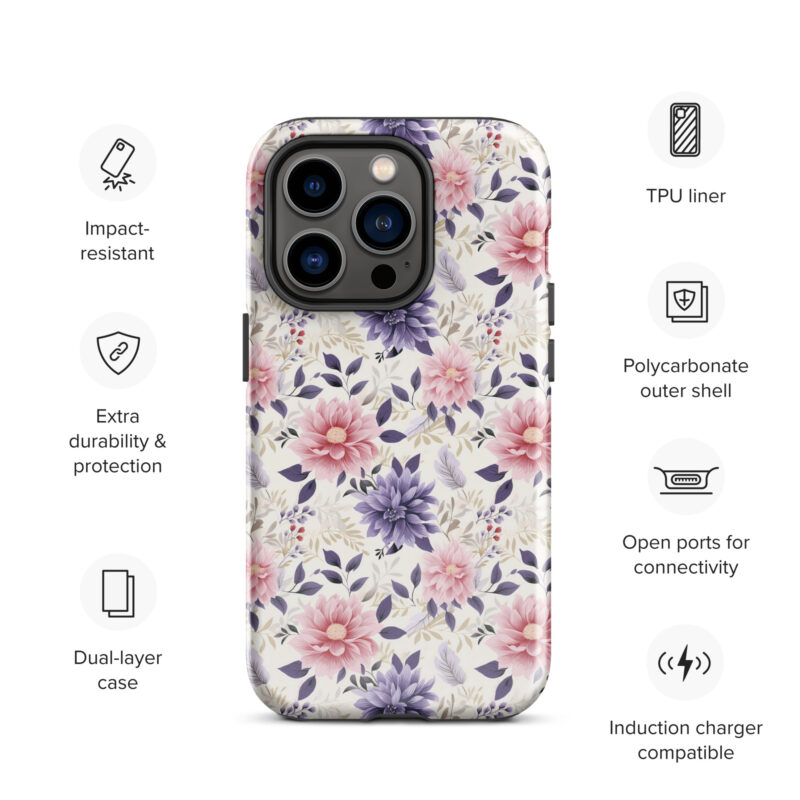 iphone-14-pro. iPhone cases with cute floral design
