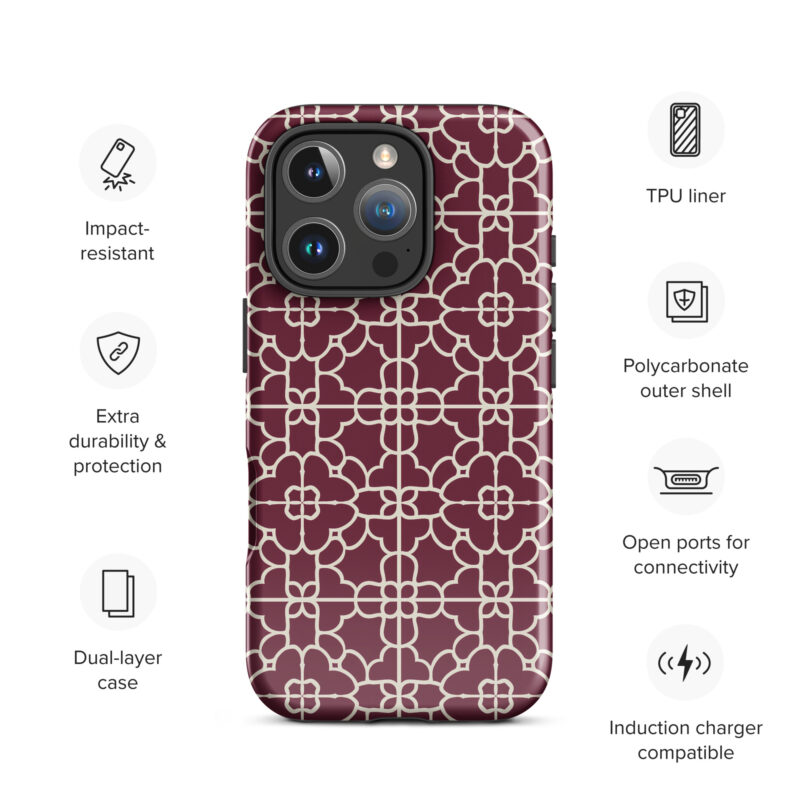 iphone-16-pro. iPhone cases with cute geometric design and features.