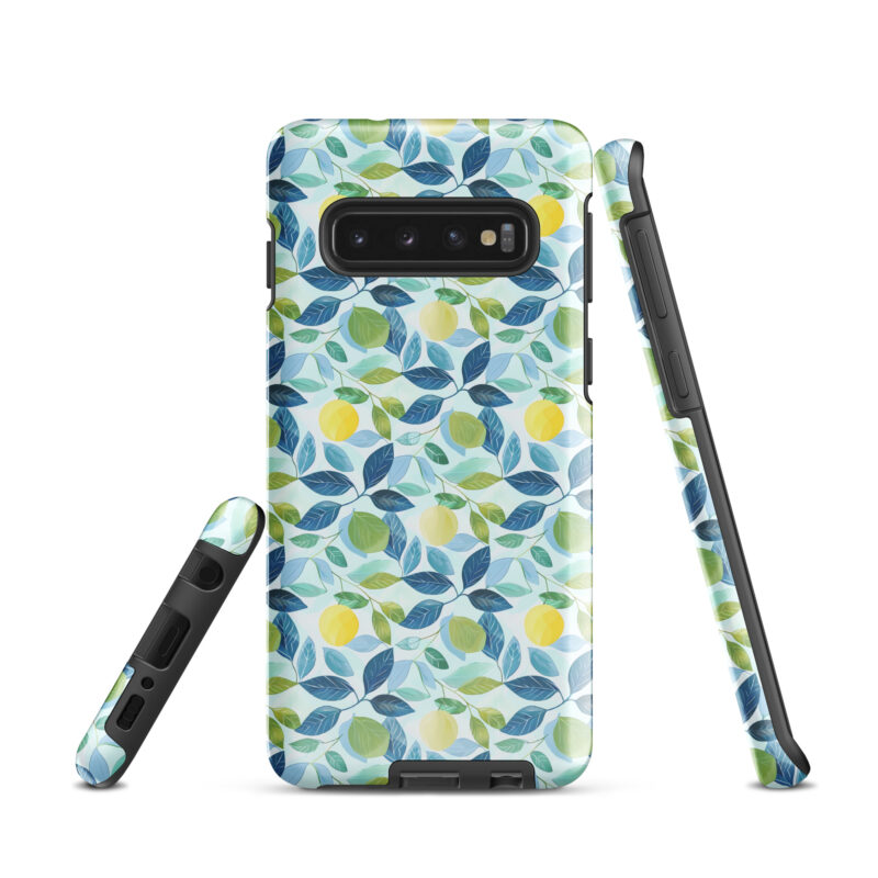samsung-galaxy-s10. Samsung phone case with cute lemon design.