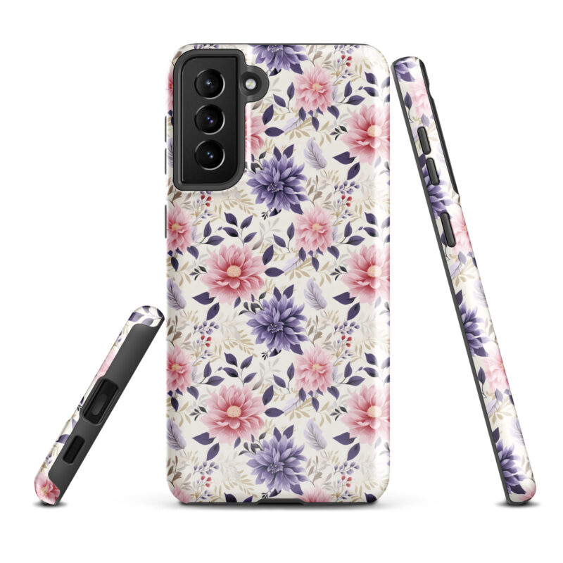 samsung-galaxy-s21-plus. Samsung phone case. Cute phone cases with floral design.