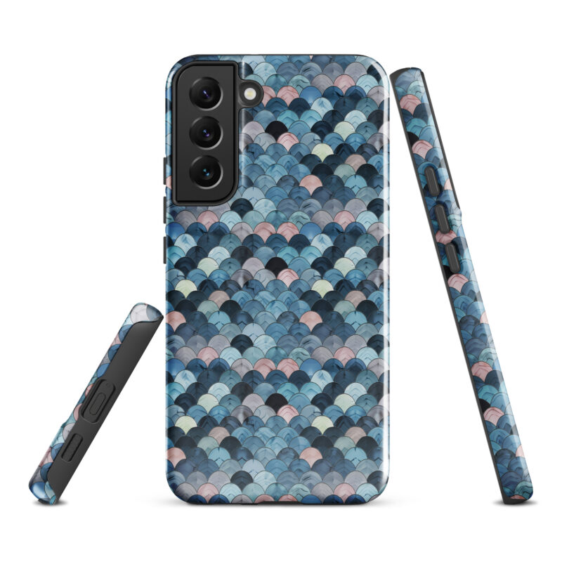 Samsung Galaxy S22 Plus phone case. Colorful patterned phone case design.