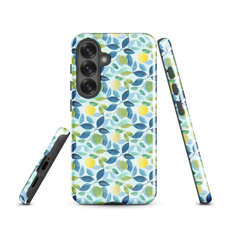 samsung-galaxy-s25. Samsung phone case with cute lemon design.