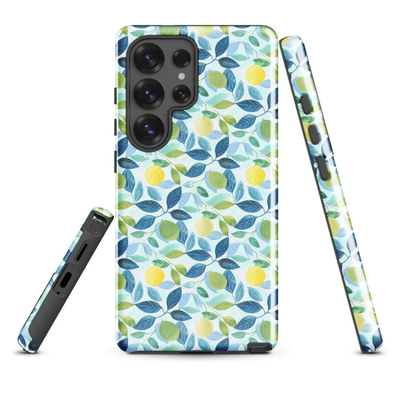 samsung-galaxy-s25-ultra. Samsung phone case with cute lemon design.