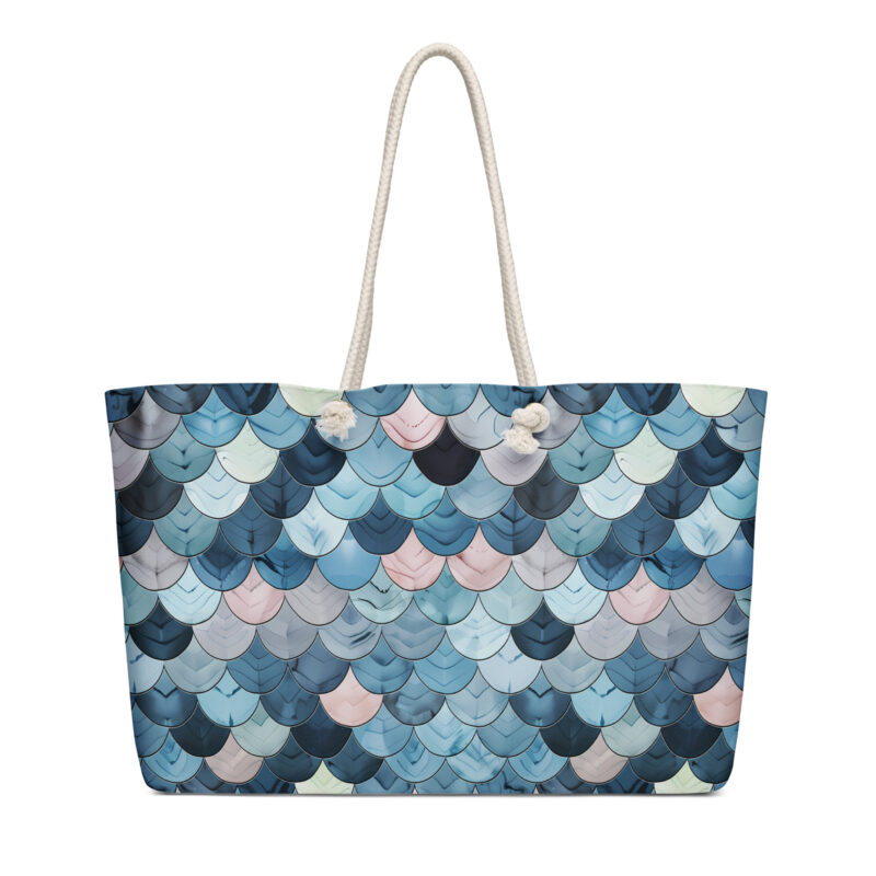Oceanic Scales Oversized Weekender - Back View