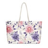 Floral Bliss – Oversized Weekender Bag - Front View