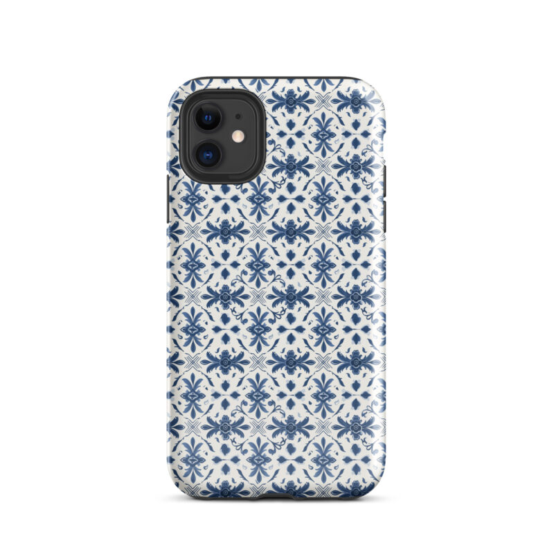 iphone-11. iPhone cases with chic azulejo design.