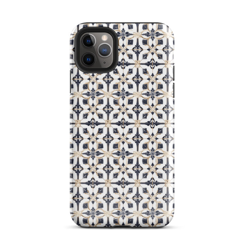 iphone-11-pro-max. iPhone cases with chic diamond tiles pattern.
