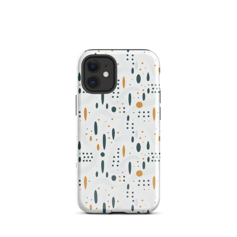 iphone-12-mini. iPhone cases with cute dots design.