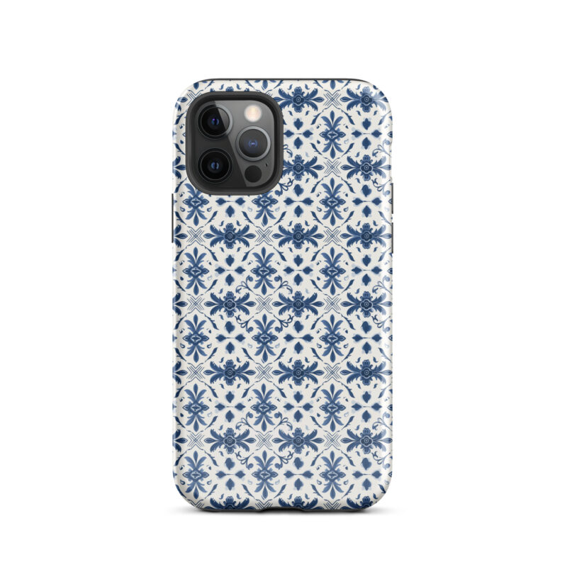 iphone-12-pro. iPhone cases with cute azulejo design.
