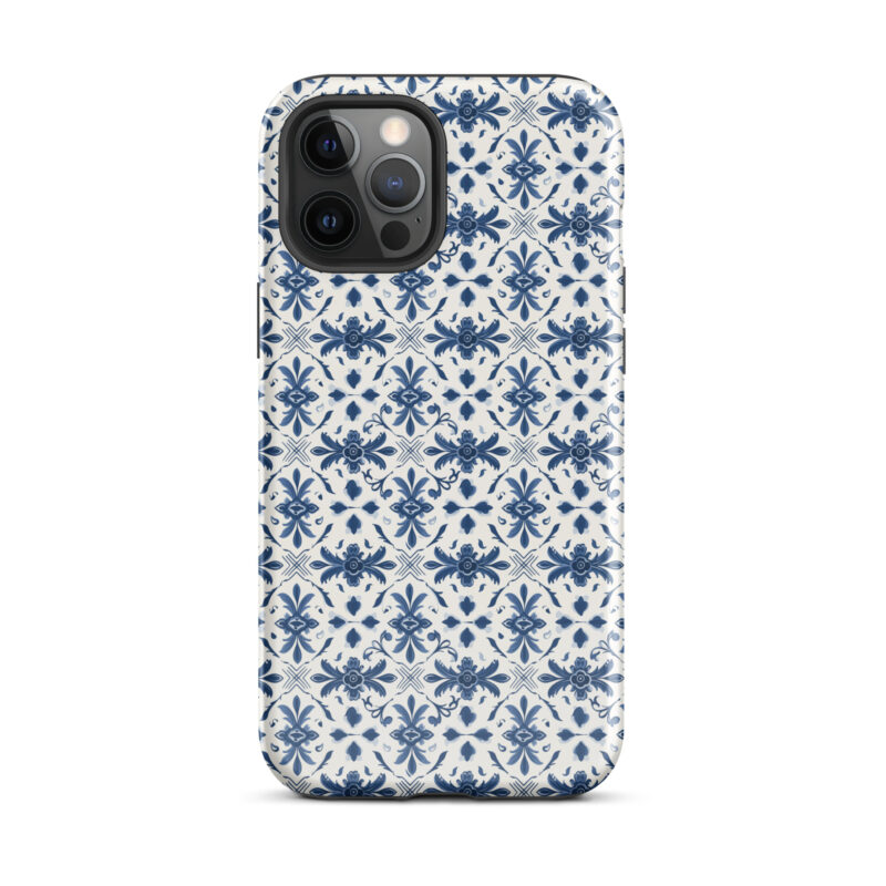 iphone-12-pro-max. iPhone cases with cute azulejo design.