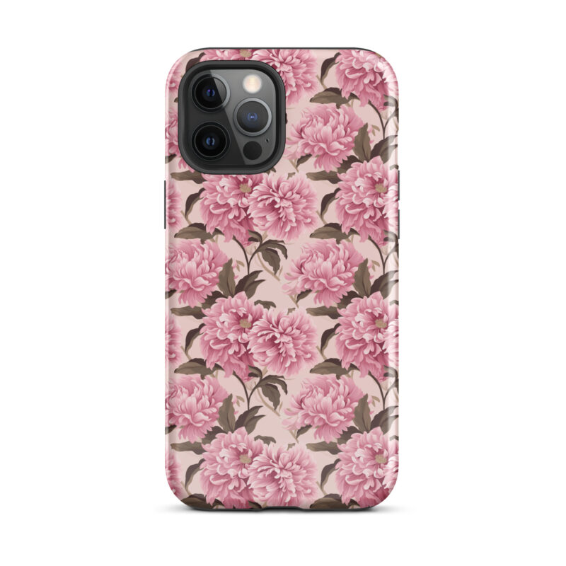 iphone-12-pro-max. iPhone cases with cute pink floral design.