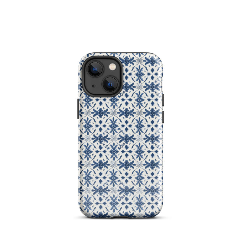 iphone-13-mini. iPhone cases with chic azulejo design.