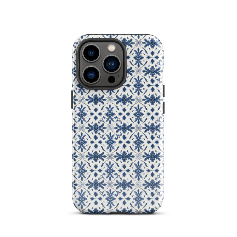 iphone-13-pro. iPhone cases with chic azulejo design.