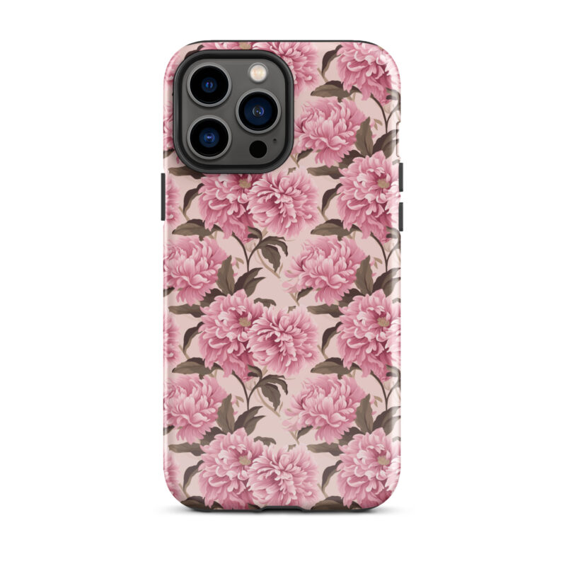 iphone-13-pro-max. iPhone cases with cute pink floral design