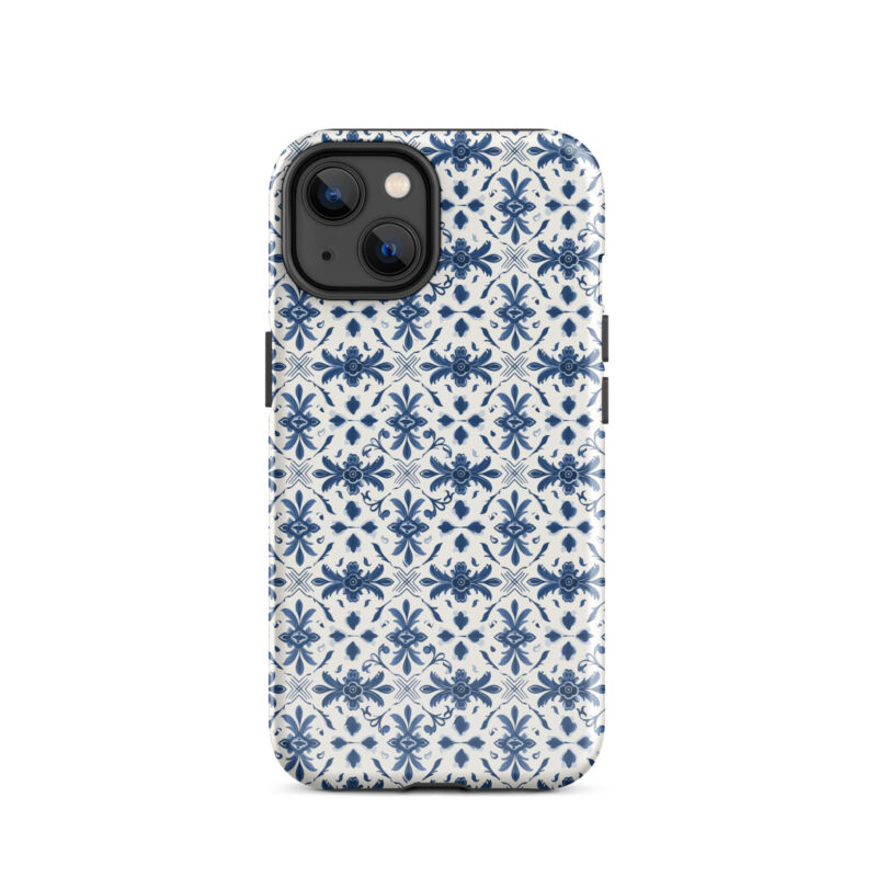 iphone-14. iPhone cases with chic azulejo design.