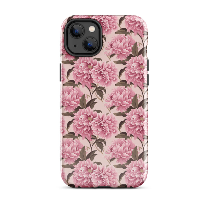 iphone-14-plus.iPhone cases with cute pink floral design.