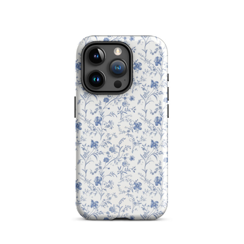 iphone-15-pro. iPhone cases with cute floral charm design.