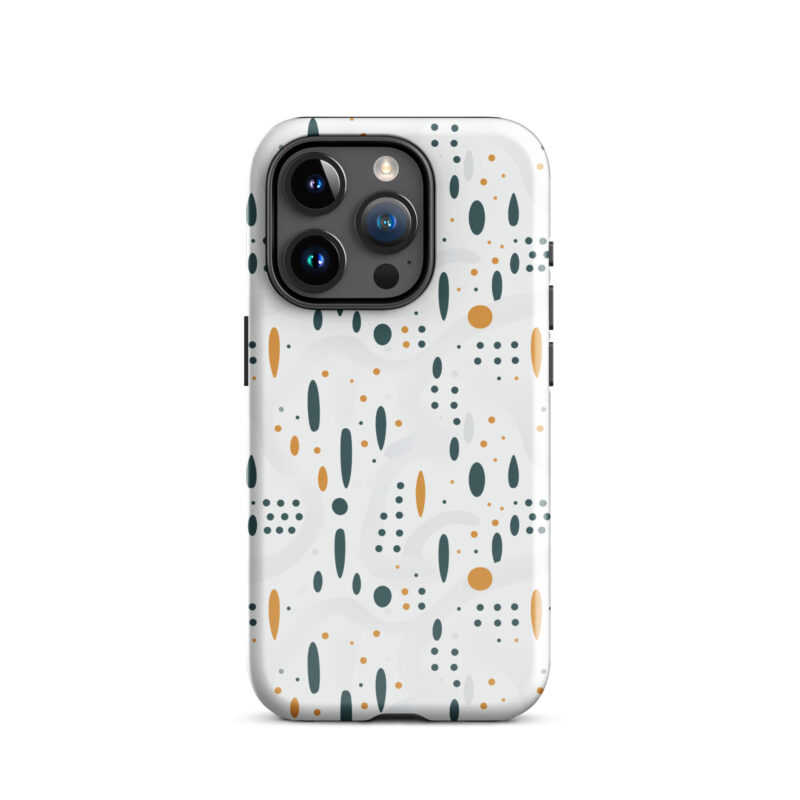 iphone-15-pro. iPhone cases with cute dots design.