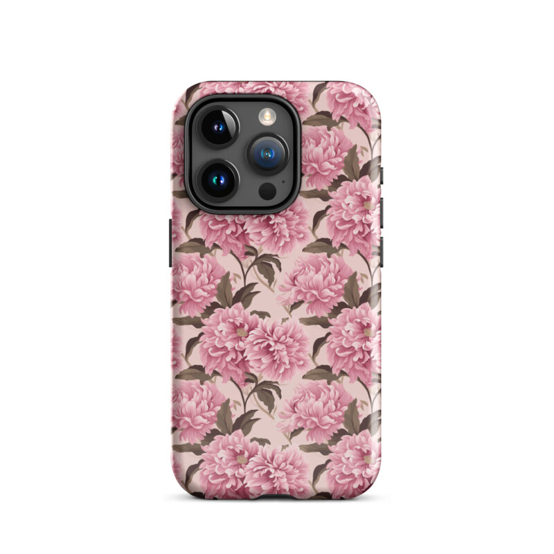 iphone-15-pro.iPhone cases with cute pink floral design.