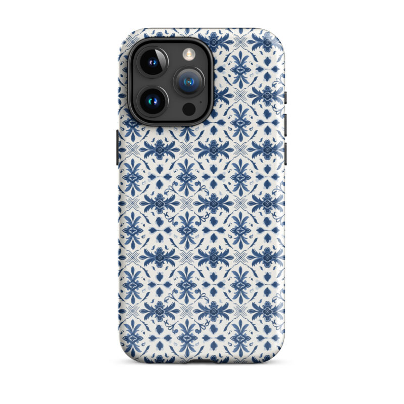 iphone-15-pro-max. iPhone cases with cute azulejo design.
