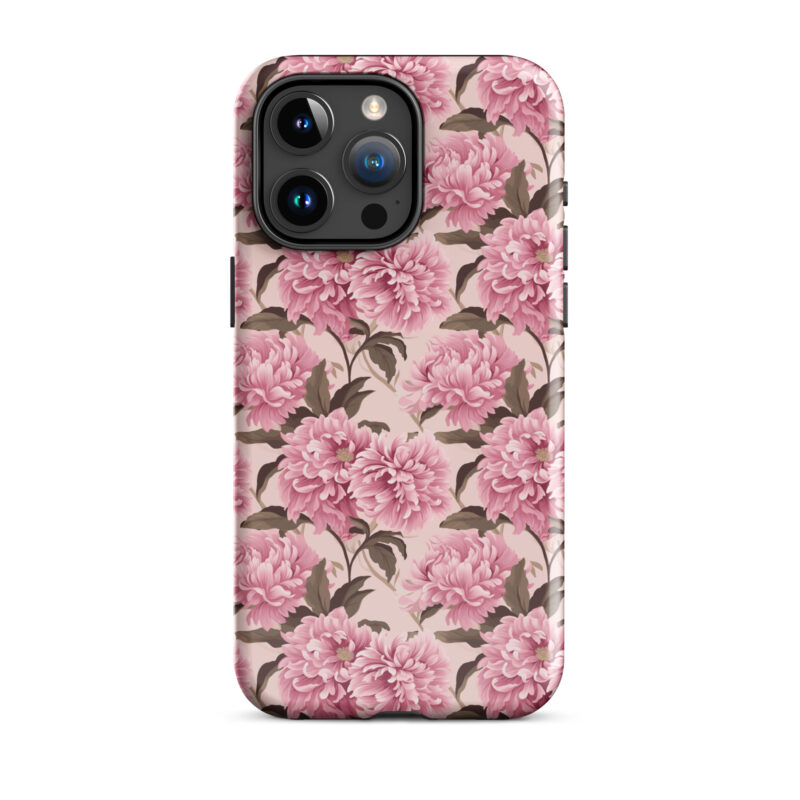 iphone-15-pro-max. iPhone cases with cute pink floral pattern.