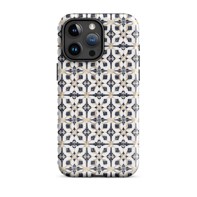 iphone-15-pro-max. iPhone cases with chic diamond tiles design.