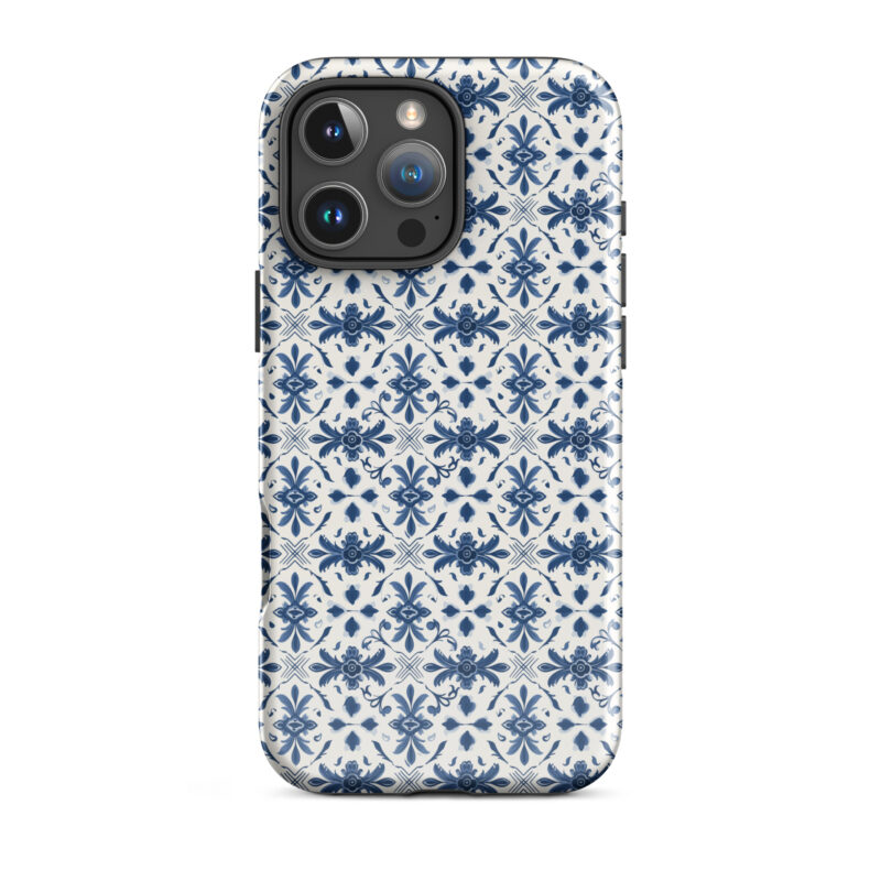 iphone-16-pro-max. iPhone cases with chic Azulejo design.