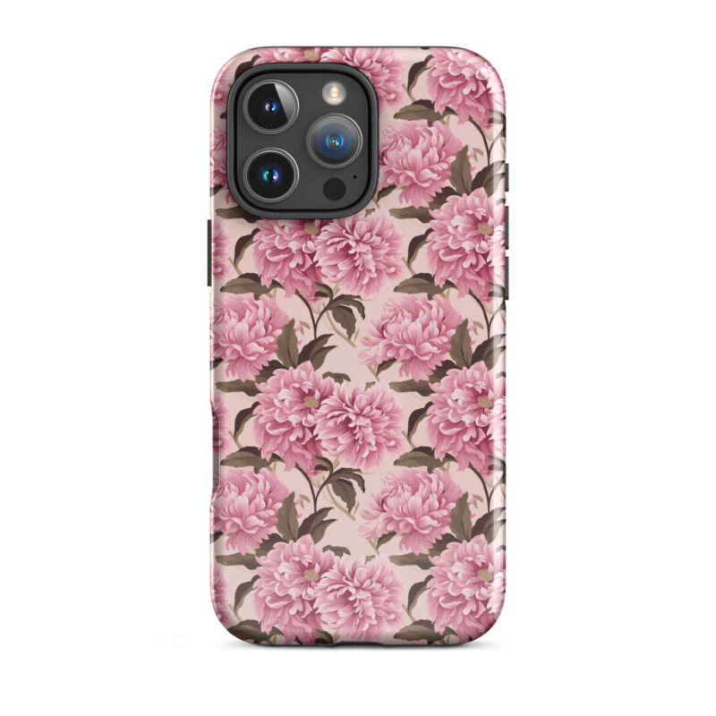 iphone-16-pro-max. iPhone cases with cute pink floral pattern.