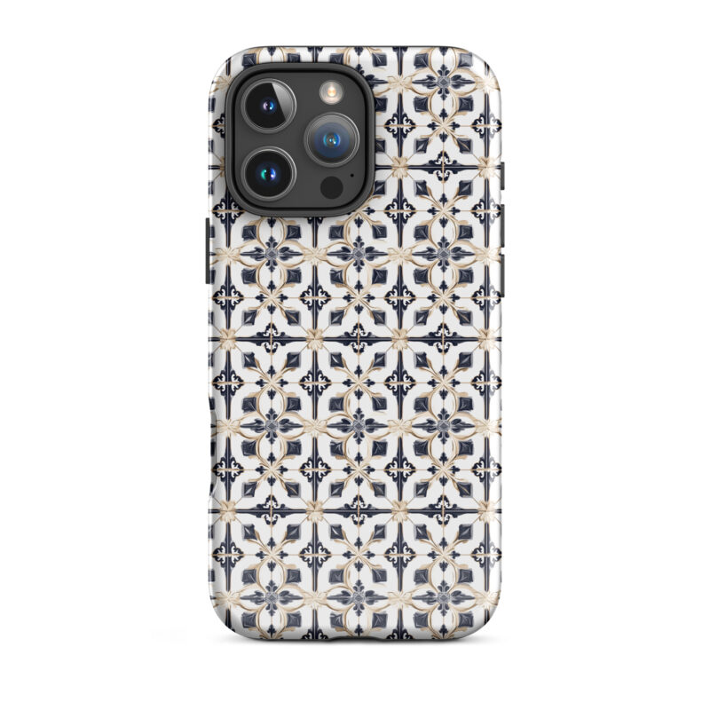 iphone-16-pro-max. iPhone cases with chic diamond tiles design.