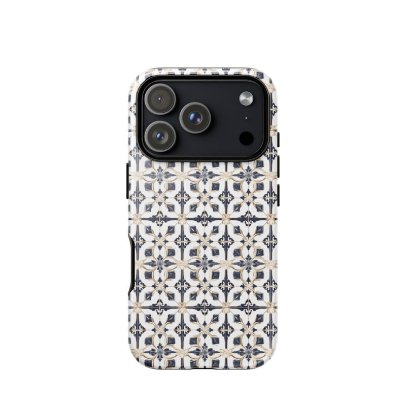 iphone-17-pro. iPhone cases with chic diamond tiles design.