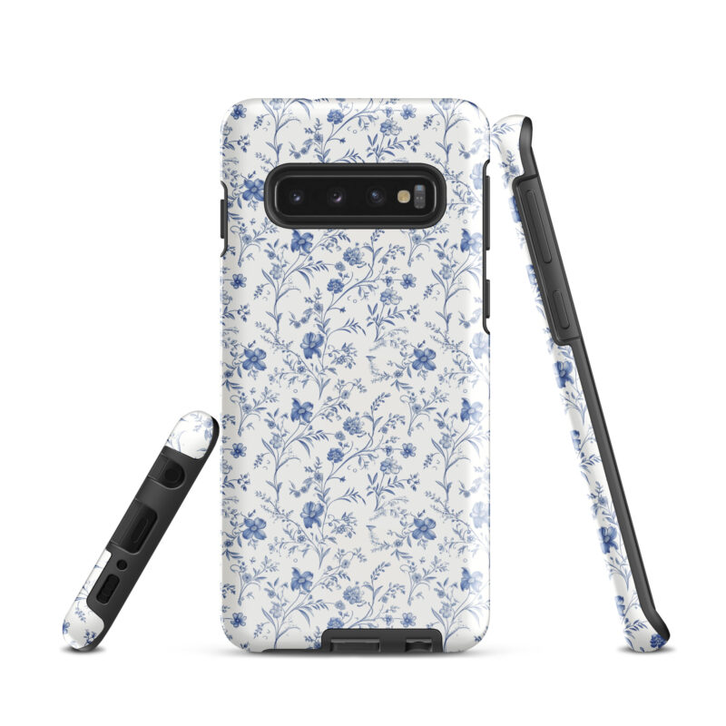 samsung-galaxy-s10. Samsung phone case with chic floral charm design.