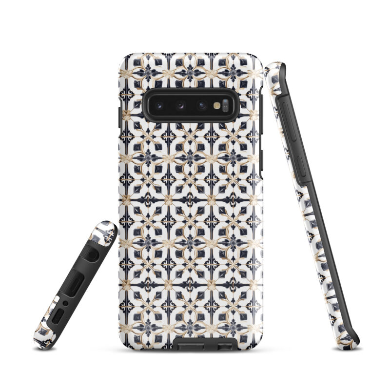 samsung-galaxy-s10. Samsung phone case with chic diamond tile design.