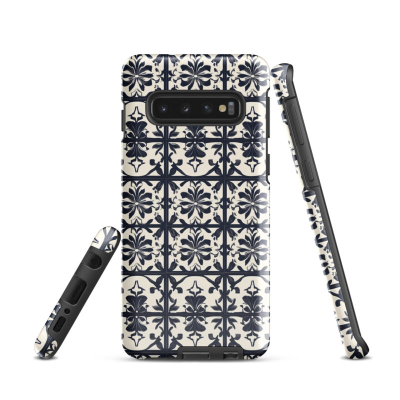 samsung-galaxy-s10. Cute phone cases Samsung phone case with chic bloom tile design.