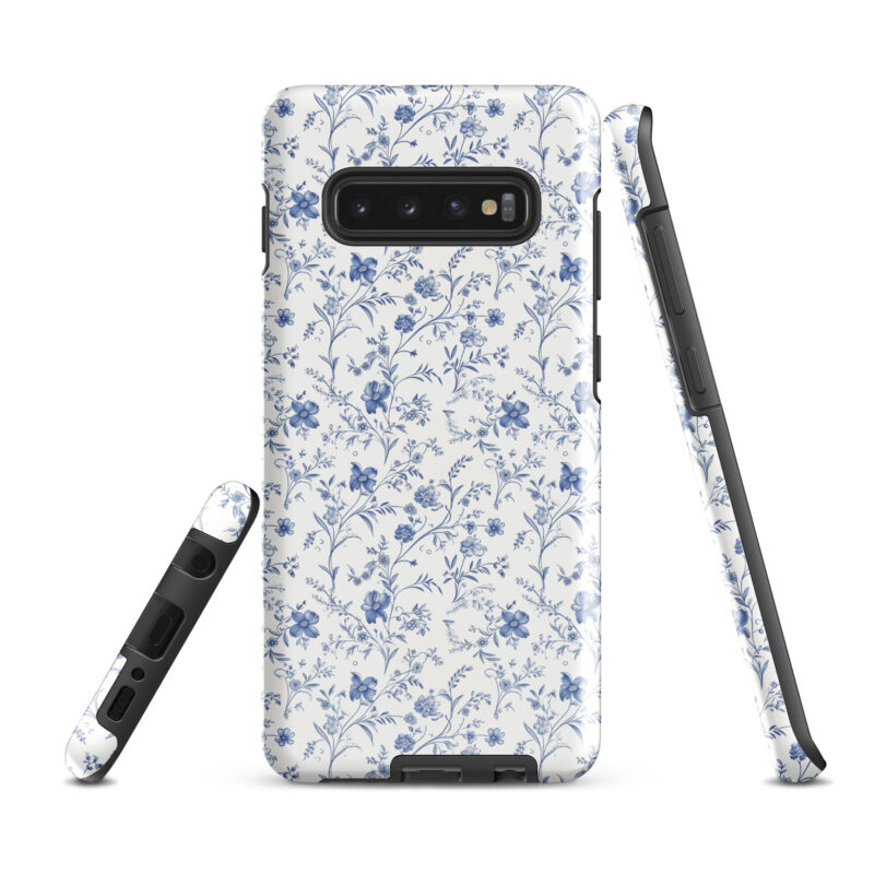samsung-galaxy-s10-plus. Samsung phone case with cute floral charm design.