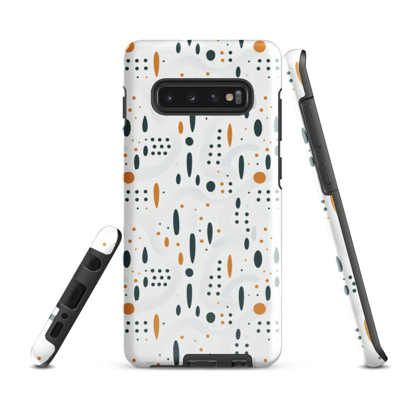 samsung-galaxy-s10-plus. Samsung phone case with cute dots design.