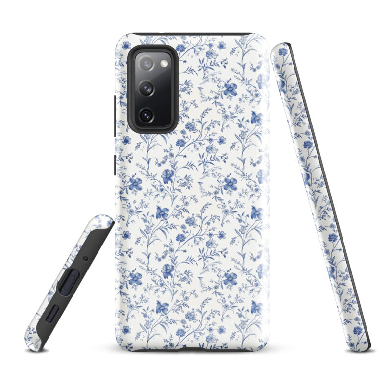 samsung-galaxy-s20-fe.Samsung phone case with cute floral charm pattern