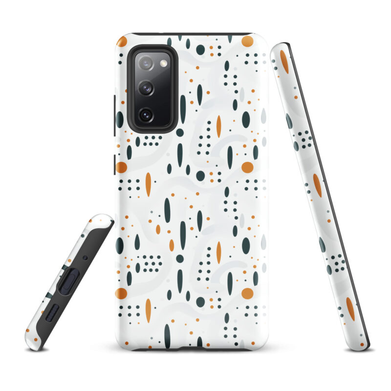samsung-galaxy-s20-fe. Samsung phone case with cute dots design.