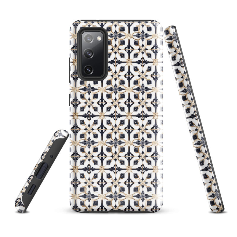 samsung-galaxy-s20-fe. Samsung phone case with cute diamond tile pattern