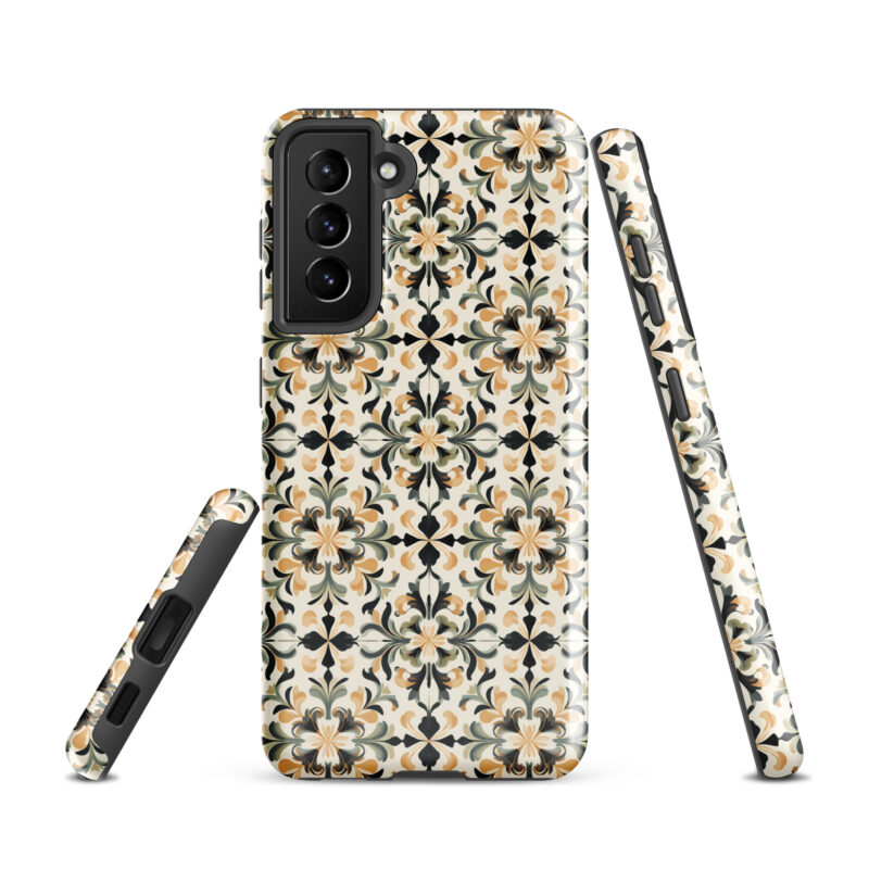samsung-galaxy-s21. Samsung phone case with cute floral design.