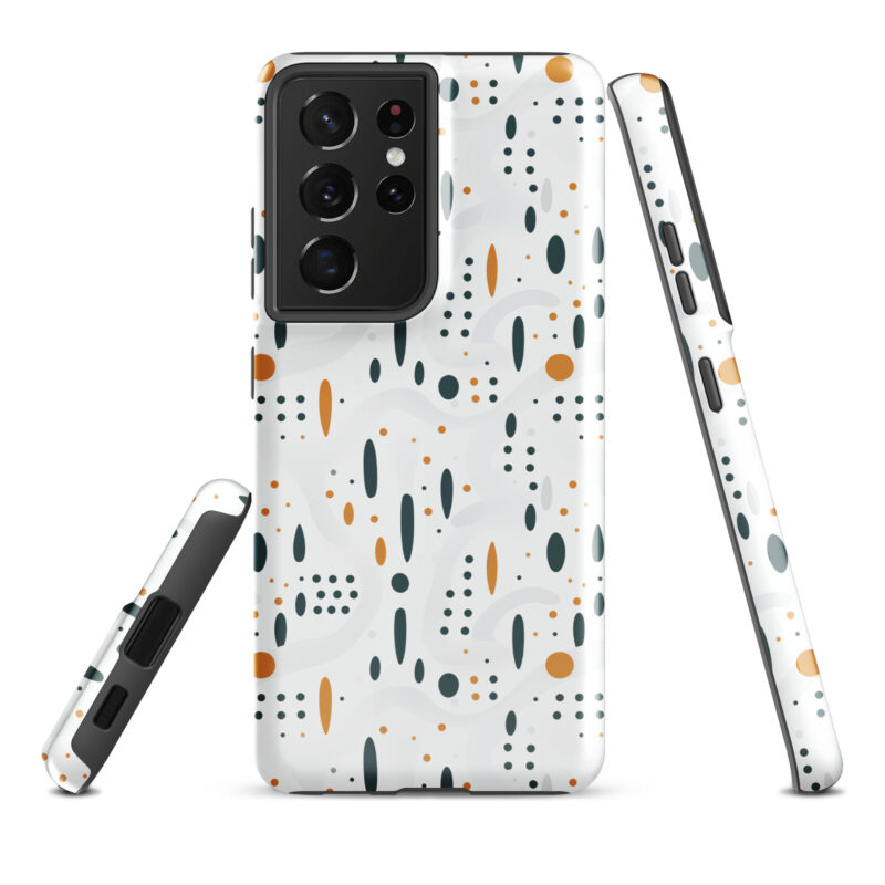 samsung-galaxy-s21-ultra. Samsung phone case with cute dots design.