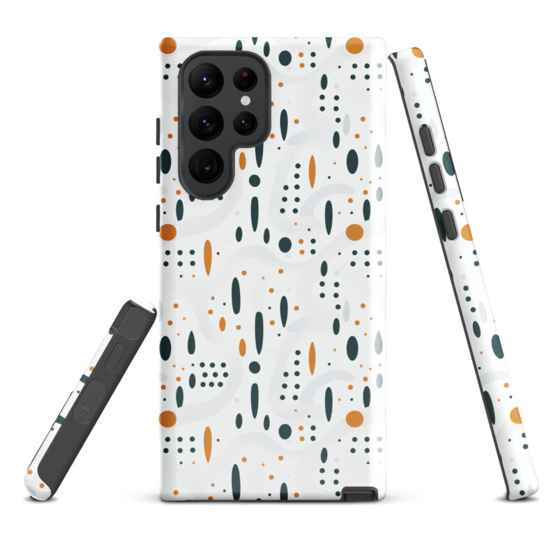 samsung-galaxy-s22-ultra. Samsung phone case with cute dots design.