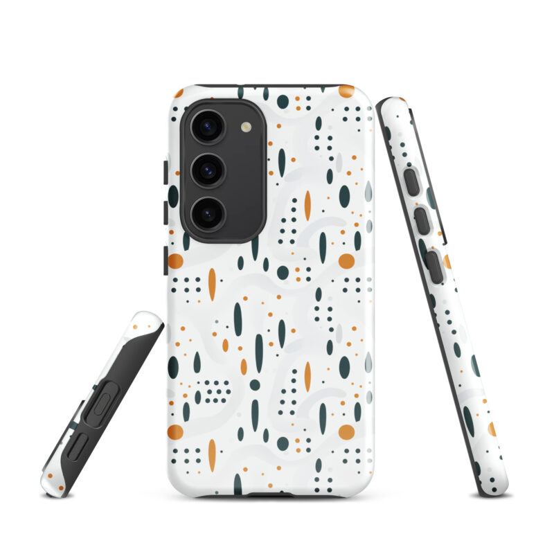 samsung-galaxy-s23. Samsung phone case with cute dots design.