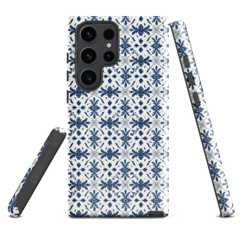 samsung-galaxy-s23-ultra. Samsung phone case with cute azulejo design.